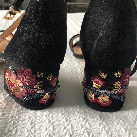 Express Embellished Ankle Strap Heels ✨ - Picture 2 of 8